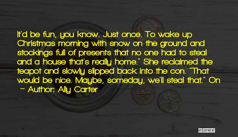 Fun In The Snow Quotes By Ally Carter