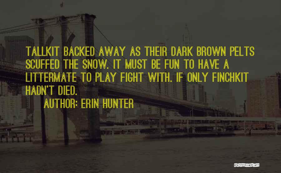 Fun In The Snow Quotes By Erin Hunter