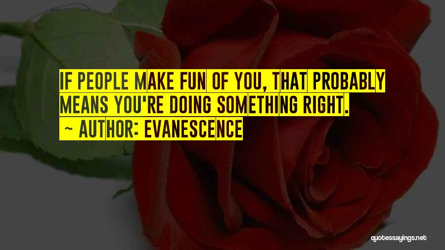 Fun Life Quotes By Evanescence