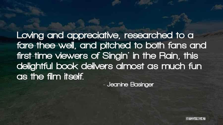 Fun Rain Quotes By Jeanine Basinger Fun Rain Quotes By Jeanine Basinger