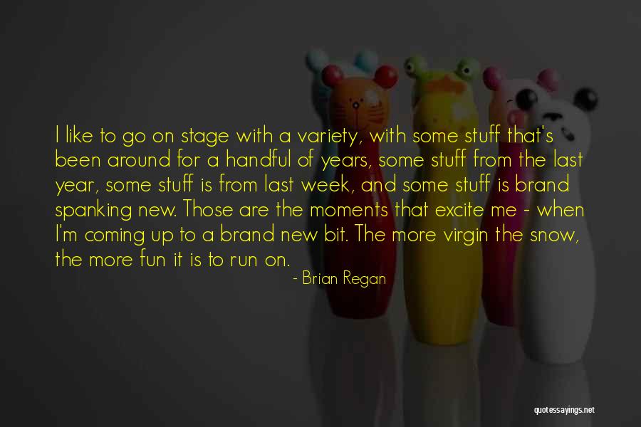 Fun Snow Quotes By Brian Regan