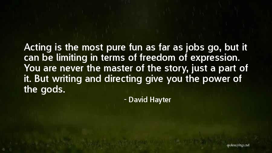 Fun Story Quotes By David Hayter Fun Story Quotes By David Hayter