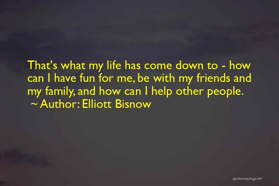Fun With Family And Friends Quotes By Elliott Bisnow