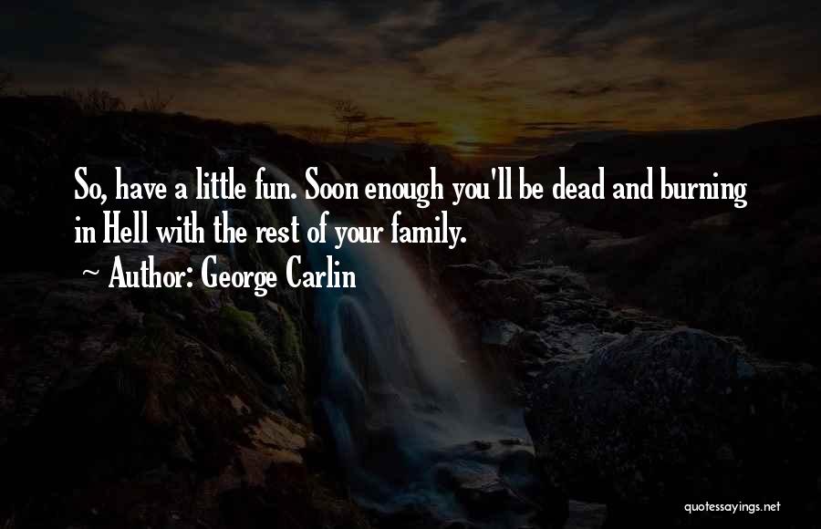 Fun With Family Quotes By George Carlin