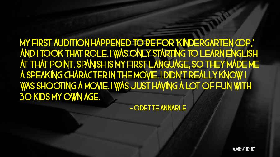 Fun With Language Quotes By Odette Annable Fun With Language Quotes By Odette Annable