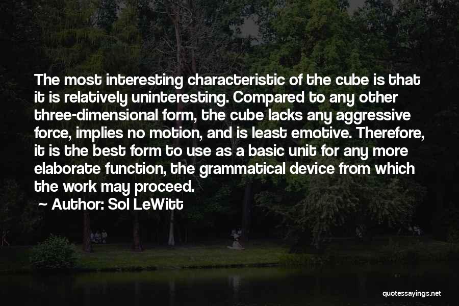 Function And Form Quotes By Sol LeWitt