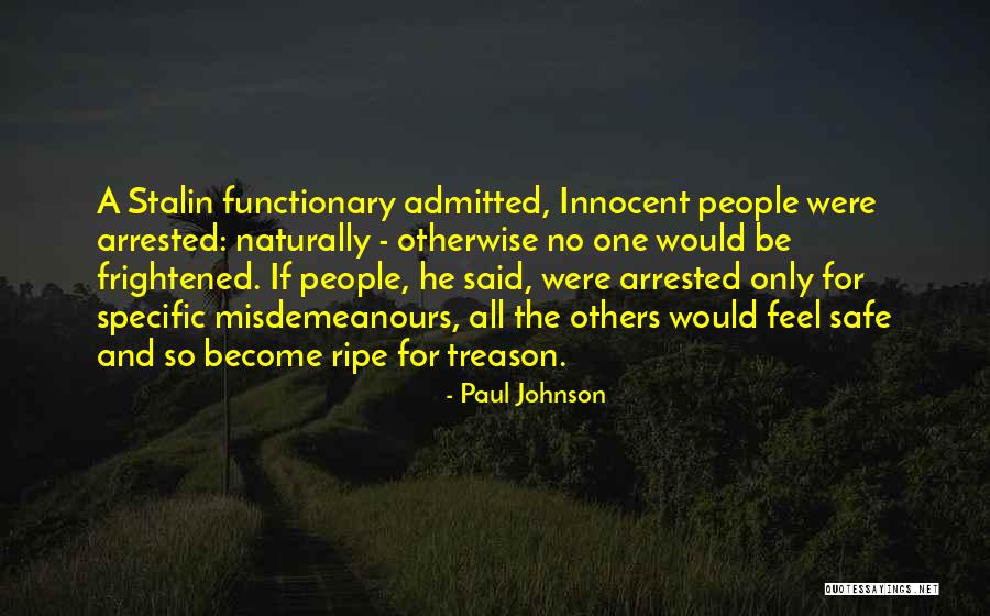 Functionary Quotes By Paul Johnson Functionary Quotes By Paul Johnson