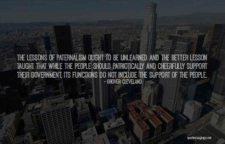 Functions To Support Quotes By Grover Cleveland Functions To Support Quotes By Grover Cleveland