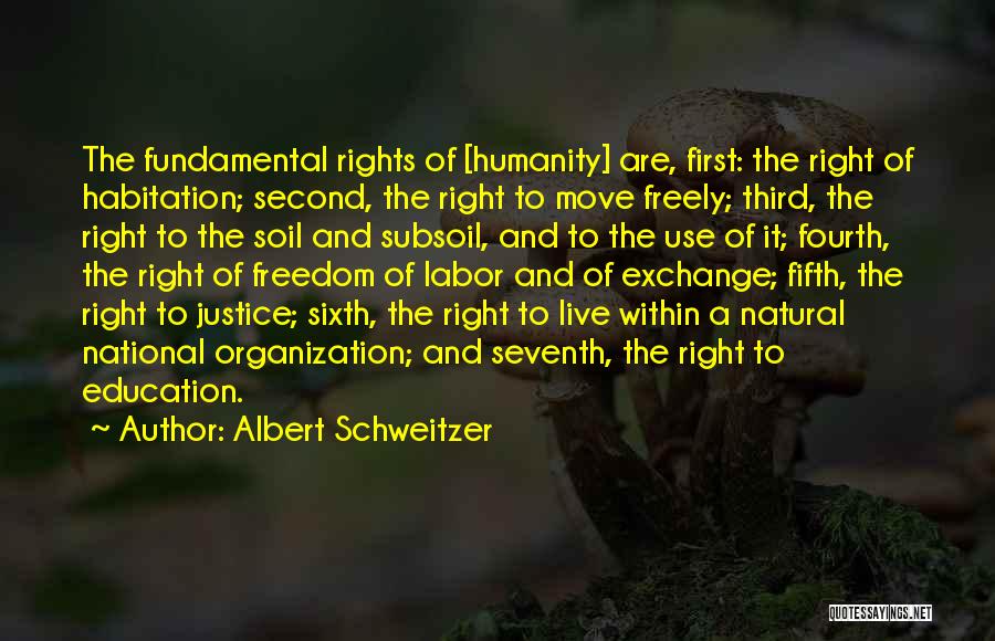 Fundamental Freedom Quotes By Albert Schweitzer