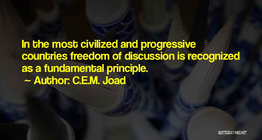 Fundamental Freedom Quotes By C.E.M. Joad