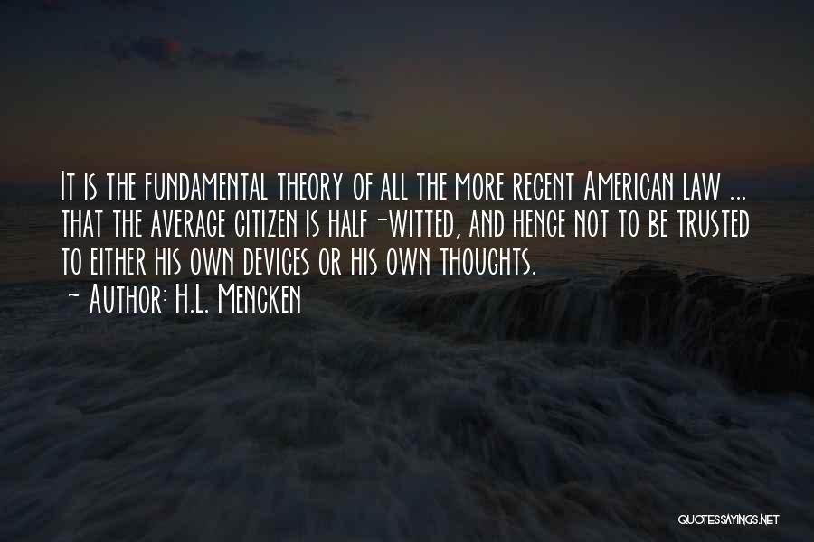 Fundamental Freedom Quotes By H.L. Mencken