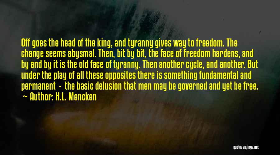 Fundamental Freedom Quotes By H.L. Mencken