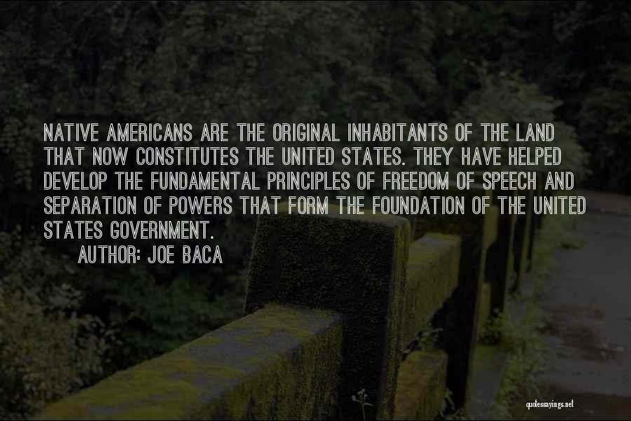 Fundamental Freedom Quotes By Joe Baca
