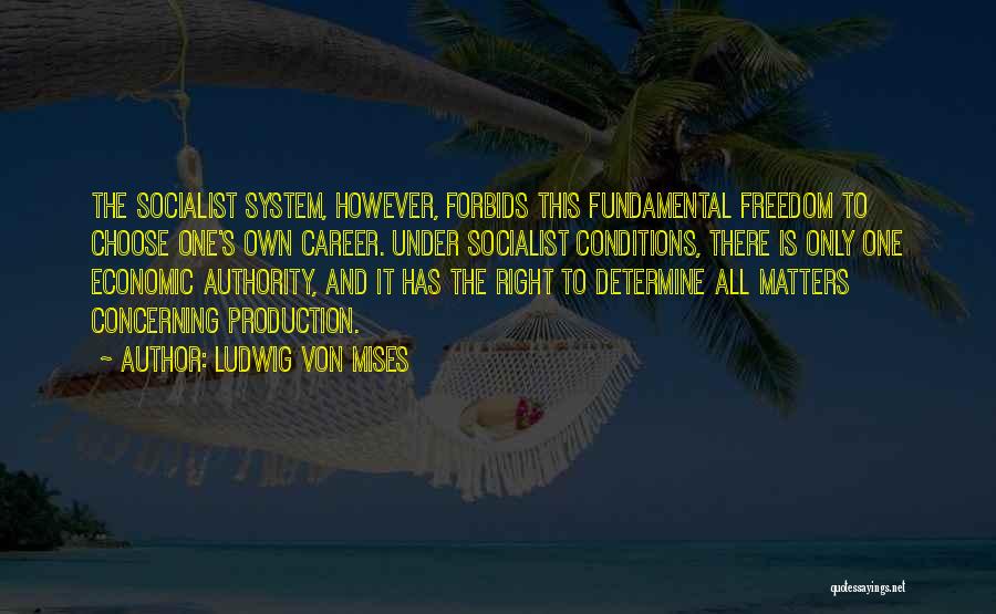 Fundamental Freedom Quotes By Ludwig Von Mises