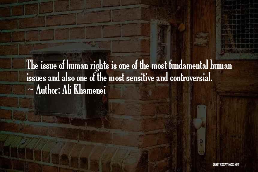 Fundamental Human Rights Quotes By Ali Khamenei