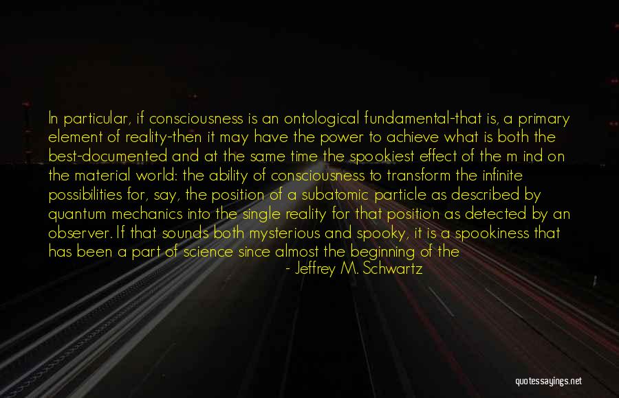 Fundamental Particle Quotes By Jeffrey M. Schwartz Fundamental Particle Quotes By Jeffrey M. Schwartz