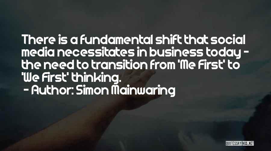 Fundamental Quotes By Simon Mainwaring