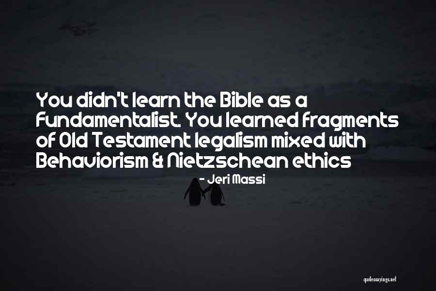 Fundamentalist Religion Quotes By Jeri Massi Fundamentalist Religion Quotes By Jeri Massi