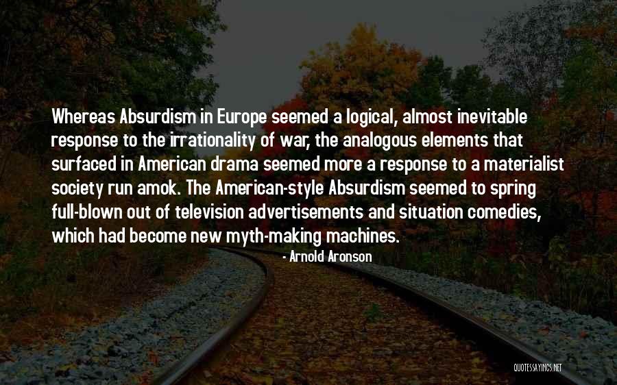 Fundamentare Quotes By Arnold Aronson Fundamentare Quotes By Arnold Aronson