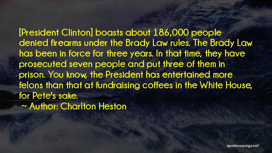 Fundraising Quotes By Charlton Heston