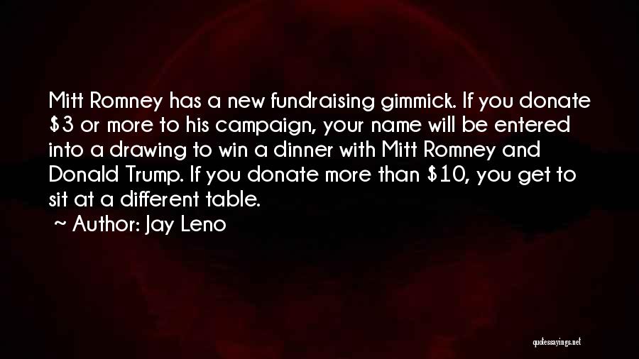 Fundraising Quotes By Jay Leno