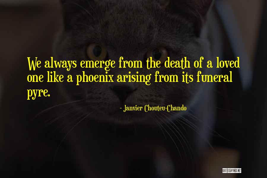 Funeral Pyre Quotes By Janvier Chouteu-Chando