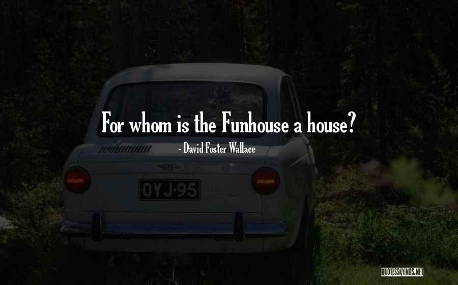 Funhouse Quotes By David Foster Wallace