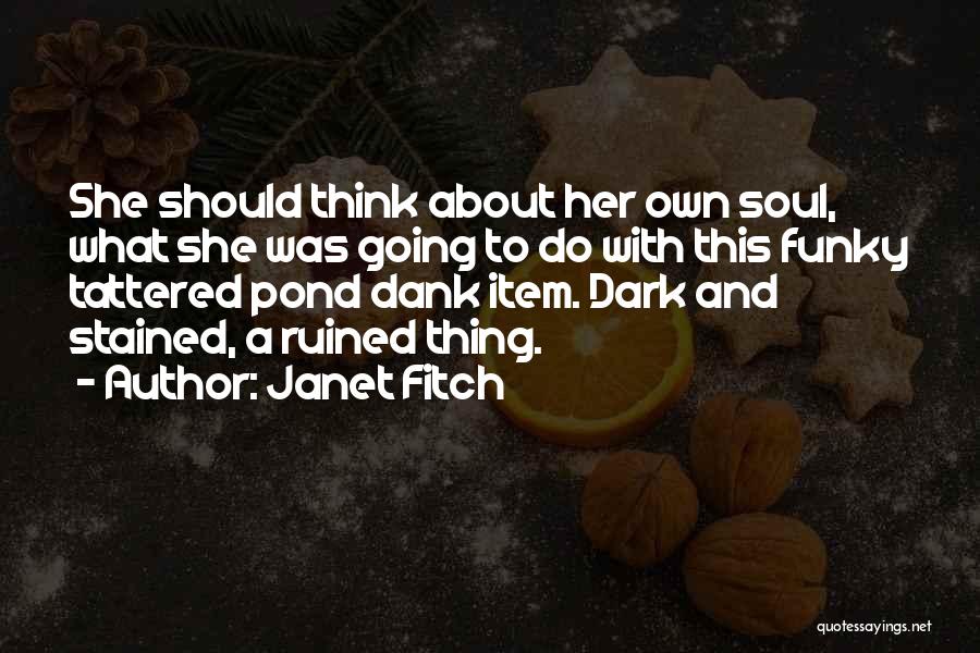Funky Quotes By Janet Fitch