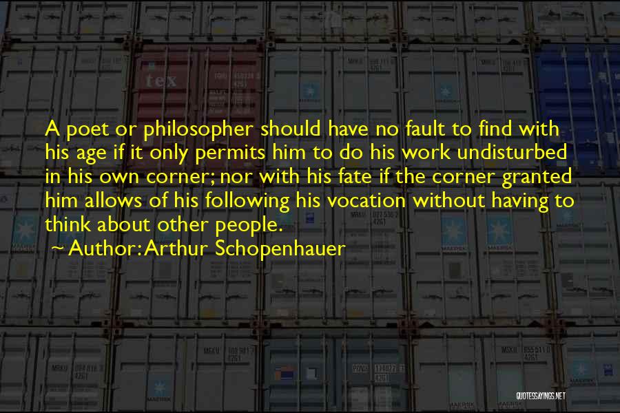 Funny Age Quotes By Arthur Schopenhauer