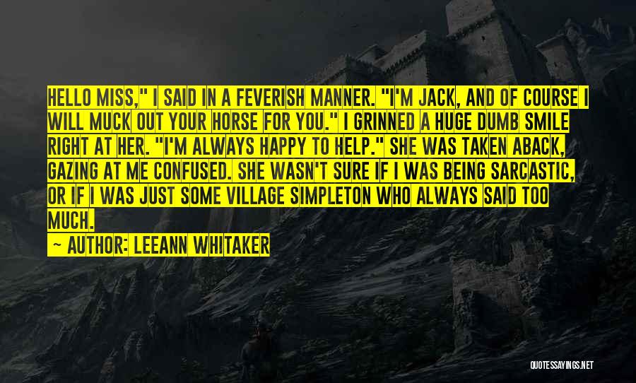 Funny And Sarcastic Quotes By LeeAnn Whitaker