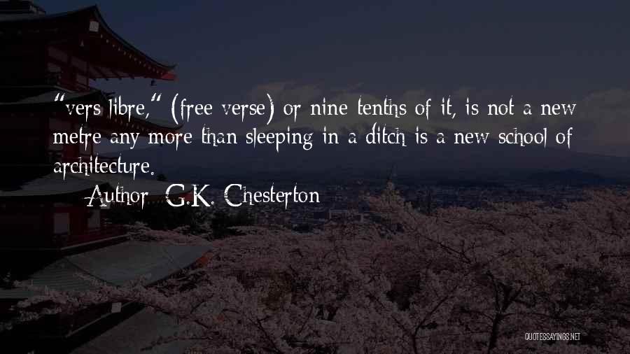 Funny Architecture School Quotes By G.K. Chesterton