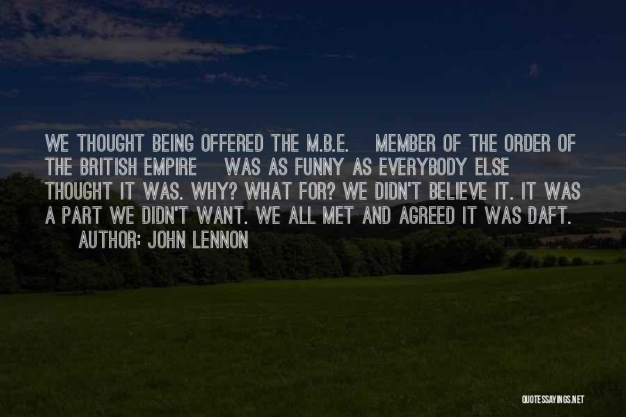 Funny B.tech Quotes By John Lennon