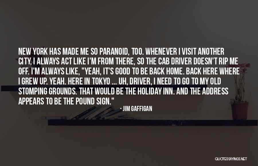 Funny Back Up Quotes By Jim Gaffigan