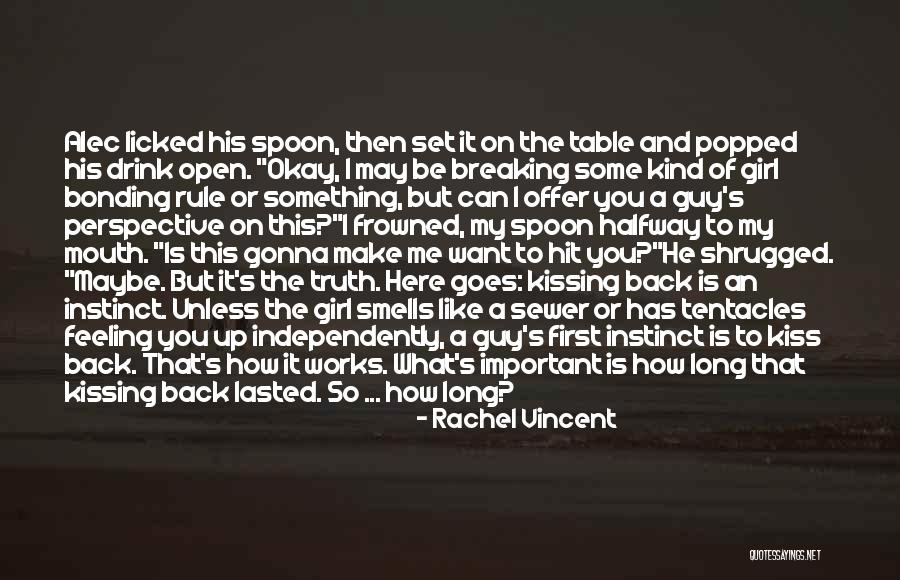 Funny Back Up Quotes By Rachel Vincent