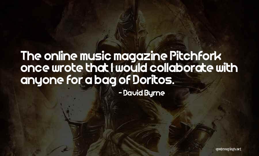 Funny Bag Quotes By David Byrne