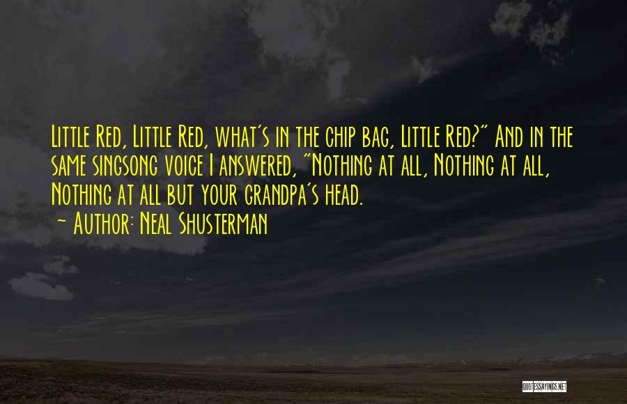 Funny Bag Quotes By Neal Shusterman