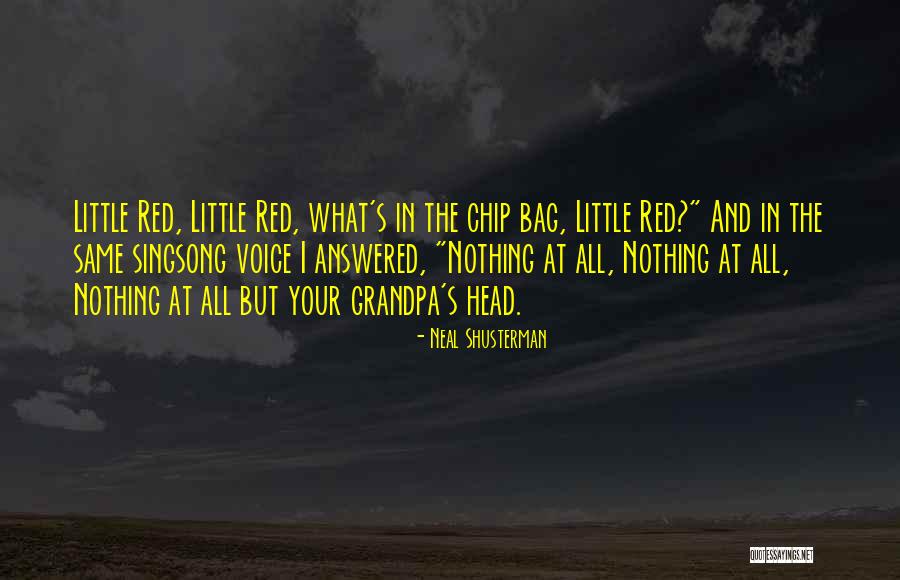 Funny Bag Quotes By Neal Shusterman