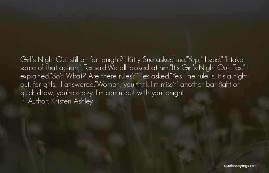 Funny Bar Quotes By Kristen Ashley