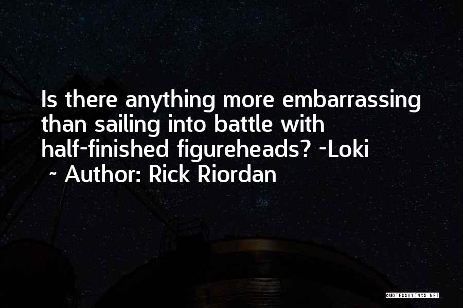 Funny Battle Quotes By Rick Riordan