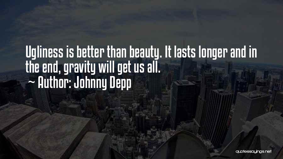 Funny Beauty Quotes By Johnny Depp