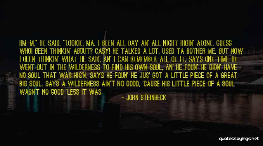 Funny Big Little Quotes By John Steinbeck