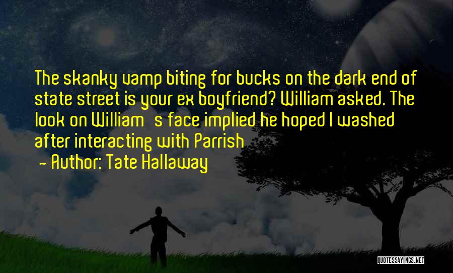 Funny Biting Quotes By Tate Hallaway