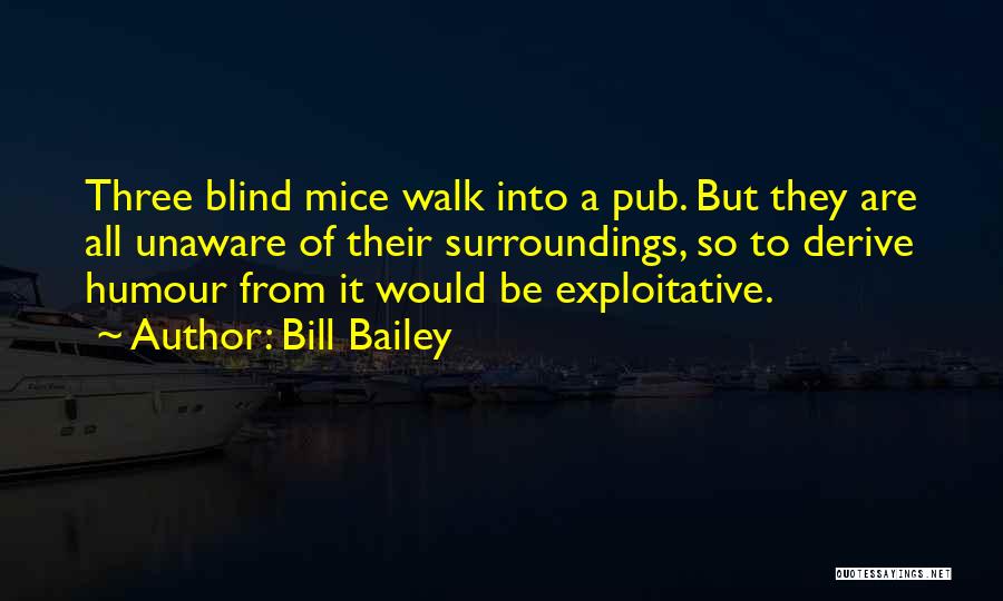 Funny Blind Quotes By Bill Bailey