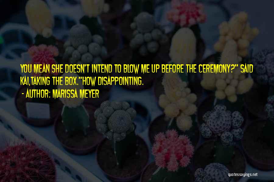 Funny Blow Up Quotes By Marissa Meyer