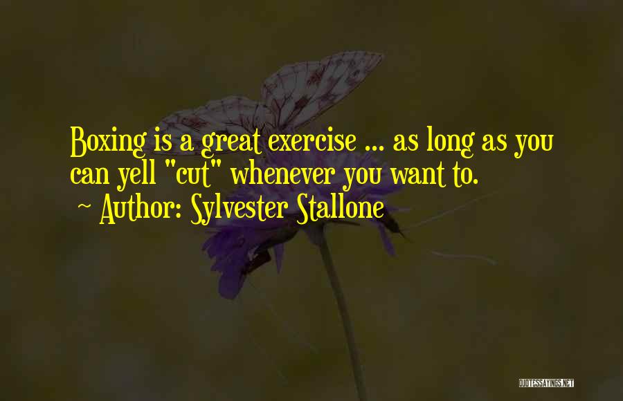 Funny Boxing Quotes By Sylvester Stallone