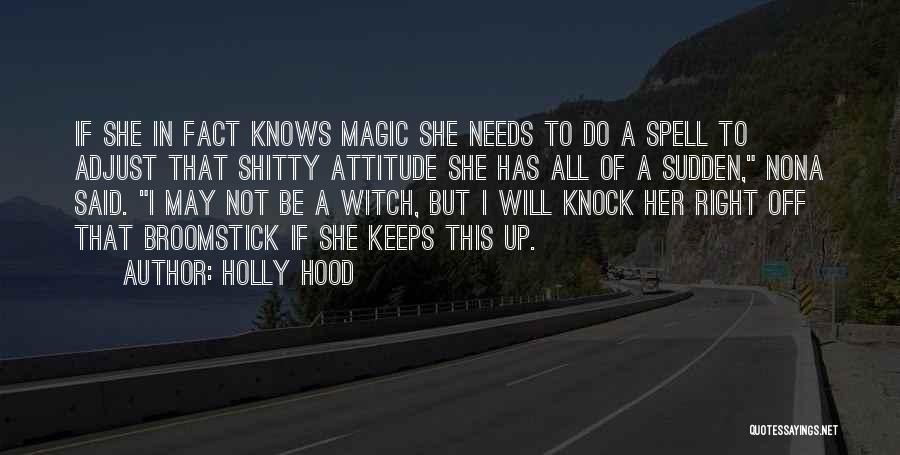 Funny Broomstick Quotes By Holly Hood