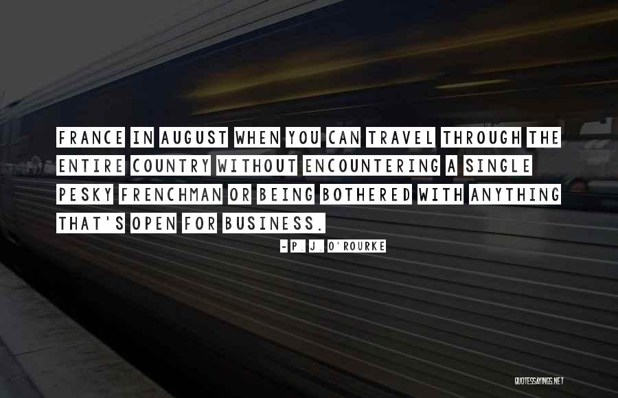 Funny Business Travel Quotes By P. J. O'Rourke