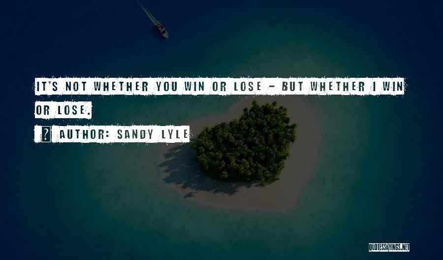 Funny But Inspirational Quotes By Sandy Lyle