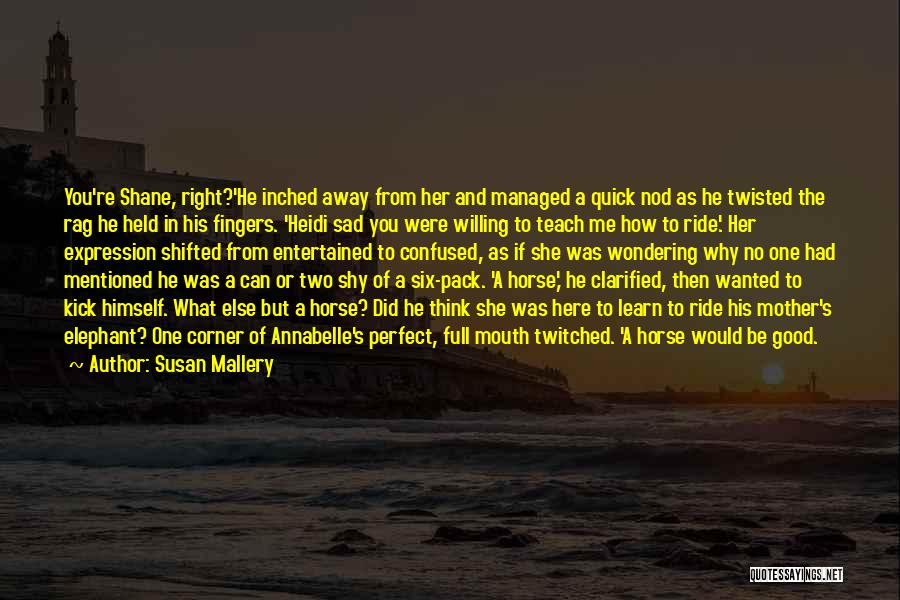 Funny But Intelligent Quotes By Susan Mallery