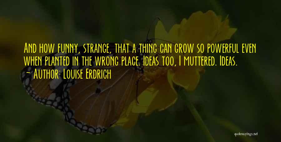 Funny But Powerful Quotes By Louise Erdrich